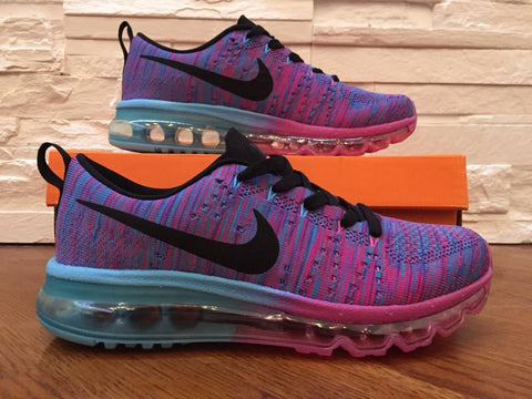 Nike Flyknit Air Max / purpurna-plava
